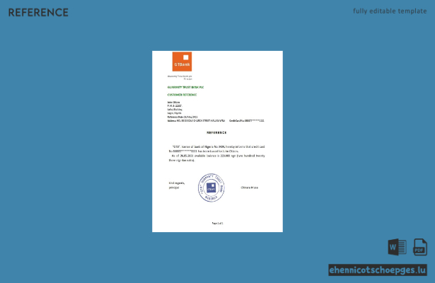 Vorschau der Referenzbeispiele der GTBank Nigeria (GTBank)
